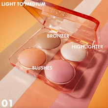 Cargar imagen en el visor de la galería, SEPHORA....Colorful Face Bronzer, Blush & Highlighter Palette