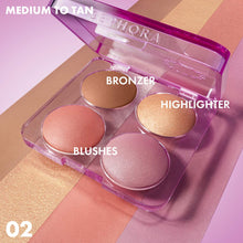 Cargar imagen en el visor de la galería, SEPHORA....Colorful Face Bronzer, Blush & Highlighter Palette