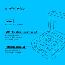 Cargar imagen en el visor de la galería, Starface Hydro-Star + Parches de espinillas de ácido salicílico y Compact