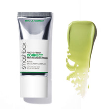Cargar imagen en el visor de la galería, SMASHBOX PHOTO FINISH CORRECT ANTI-REDNESS PRIMER + (PRIMER CORRECTOR)