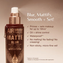Cargar imagen en el visor de la galería, Charlotte Tilbury AIRBRUSH FLAWLESS SETTING SPRAY MATTE 100 ML