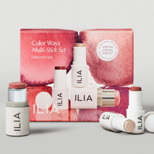 Cargar imagen en el visor de la galería, ILIA Color Ways Multi-Stick Cream Blush + Highlighter Set