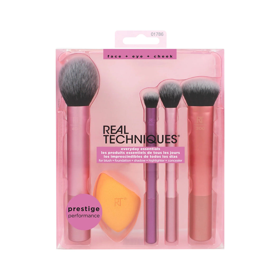 REAL TECHNIQUES Everyday Essentials Makeup Brush Set