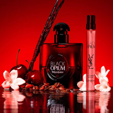 Cargar imagen en el visor de la galería, Yves Saint Laurent Black Opium Eau de Parfum Over Red with Cherry &amp; Coffee
