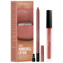 Cargar imagen en el visor de la galería, HUDA BEAUTY Bombshell Lip Liner and Liquid Lipstick Set
