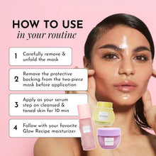 Cargar imagen en el visor de la galería, Glow Recipe Watermelon Glow Hydrating &amp; Soothing Jelly Sheet Mask
