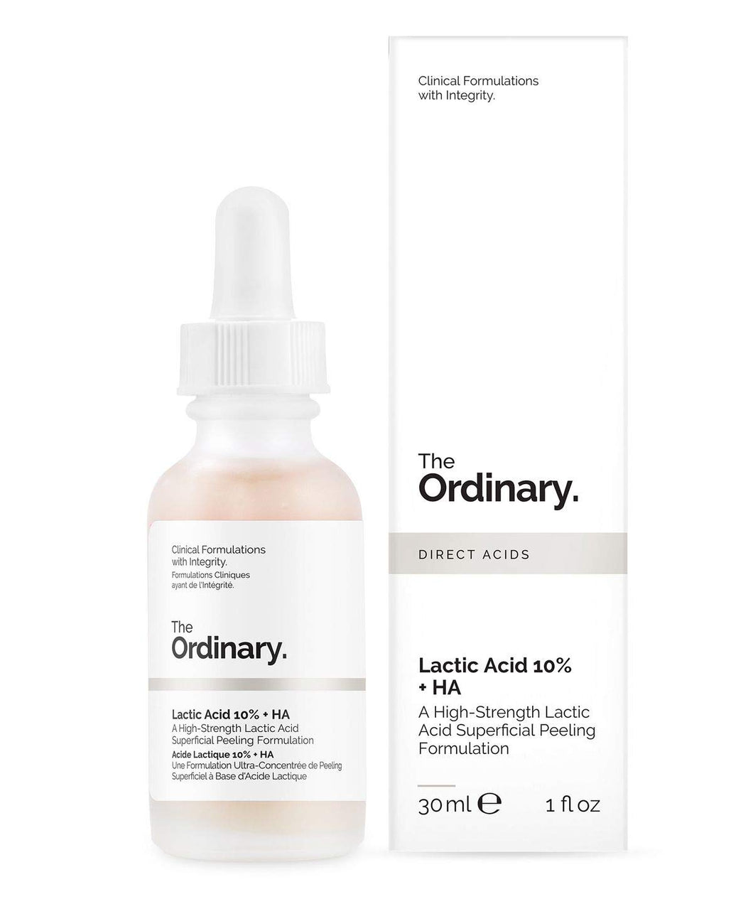 THE ORDINARY   LACTIC ACID 10% + HA